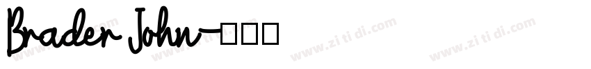Brader John字体转换